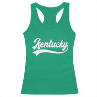 Vintage Kentucky Racerback Tank Top Varsity Script Retro Sports Jersey Style