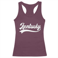 Vintage Kentucky Racerback Tank Top Varsity Script Retro Sports Jersey Style