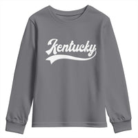 Vintage Kentucky Youth Sweatshirt Varsity Script Retro Sports Jersey Style