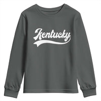 Vintage Kentucky Youth Sweatshirt Varsity Script Retro Sports Jersey Style