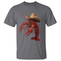 Cowboy Crawfish T Shirt Yeeclaw Western Country Seafood Lobster Cajun Lovers