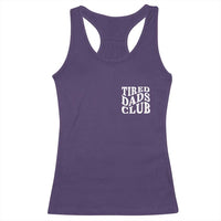Tired Dads Club Racerback Tank Top Fathers Day Funny Dad Life