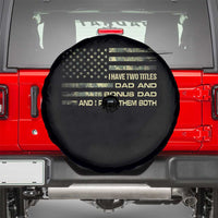 Funny Bonus Dad Spare Tire Cover Step Dad Camo American Flag Fathers Day