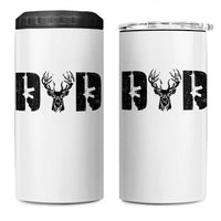 Hunting Dad 4 in 1 Can Cooler Tumbler Fathers Day Gun Lovers Hunter Dad