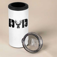 Hunting Dad 4 in 1 Can Cooler Tumbler Fathers Day Gun Lovers Hunter Dad