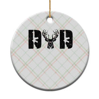 Hunting Dad Ceramic Ornament Fathers Day Gun Lovers Hunter Dad - Wonder Print Shop