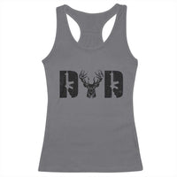 Hunting Dad Racerback Tank Top Fathers Day Gun Lovers Hunter Dad