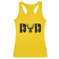 Hunting Dad Racerback Tank Top Fathers Day Gun Lovers Hunter Dad
