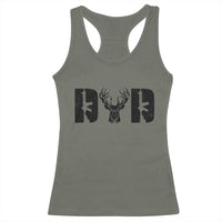 Hunting Dad Racerback Tank Top Fathers Day Gun Lovers Hunter Dad