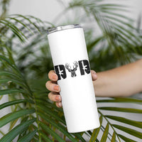 Hunting Dad Skinny Tumbler Fathers Day Gun Lovers Hunter Dad