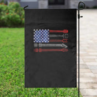 USA Flag Guitar Player Garden Flag 4th of July Musician Guitarist - Wonder Print Shop