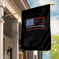 USA Flag Guitar Player Garden Flag 4th of July Musician Guitarist - Wonder Print Shop