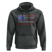 USA Flag Guitar Player Hoodie 4th of July Musician Guitarist - Wonder Print Shop