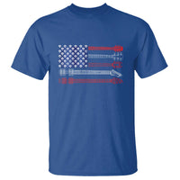 USA Flag Guitar Player T Shirt 4th of July Musician Guitarist - Wonder Print Shop
