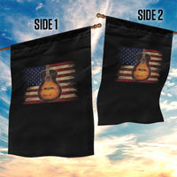 USA Flag Guitar Player Garden Flag Retro 4th of July Musician Guitarist - Wonder Print Shop