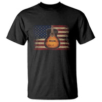 USA Flag Guitar Player T Shirt Retro 4th of July Musician Guitarist - Wonder Print Shop