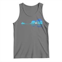 Guitar Lake Tank Top Retro Tree Shadow Acoustic Guitarist Musician - Wonder Print Shop