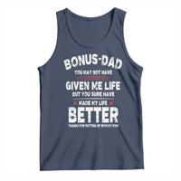 Bonus dad Tank Top Step Dad Fathers Day