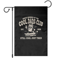 Cool Dads Club Garden Flag Retro Skater Fatherhood Still Cool Just Tired Funny Dad Gifts