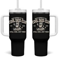 Cool Dads Club Tumbler With Handle Retro Skater Fatherhood Still Cool Just Tired Funny Dad Gifts