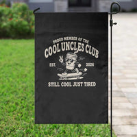 Cool Uncles Club Garden Flag Retro Skater Uncle Still Cool Just Tired