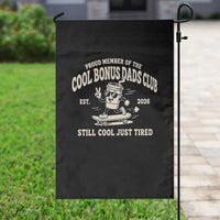 Cool Bonus Dads Club Garden Flag Retro Skater Fatherhood Still Cool Just Tired Funny Step Dad Gifts