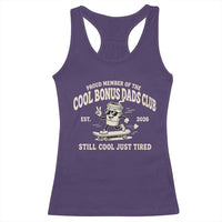 Cool Bonus Dads Club Racerback Tank Top Retro Skater Fatherhood Still Cool Just Tired Funny Step Dad Gifts
