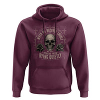 Addiction Recovery Hoodie When We Recover Loudly Vintage Skull Graphic