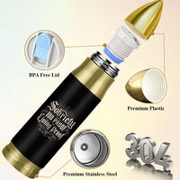 Sobriety Anniversary Bullet Tumbler Living Proof Sober Recovery Graphic
