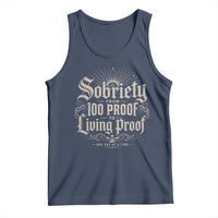 Sobriety Anniversary Tank Top Living Proof Sober Recovery Graphic