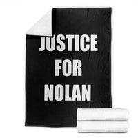 Justice for Nolan Throw Blanket Support and Rememberence Memorial