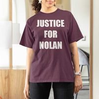 Justice for Nolan T Shirt For Women Support and Rememberence Memorial