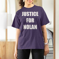 Justice for Nolan T Shirt For Women Support and Rememberence Memorial
