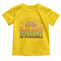 Recovery Sobriety Toddler T Shirt Sober Life Believes Recovery is Possible Hippie Vintage Graphic