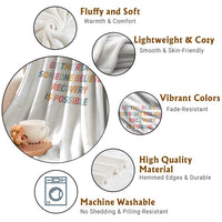 Be The Reason Someone Believes Recovery Is Possible Graphic Throw Blanket