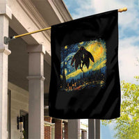 Mothman Garden Flag Starry Night Van Gogh Cryptid Lover - Wonder Print Shop
