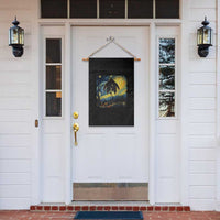 Mothman Garden Flag Starry Night Van Gogh Cryptid Lover - Wonder Print Shop