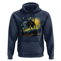 Mothman Hoodie Starry Night Van Gogh Cryptid Lover - Wonder Print Shop