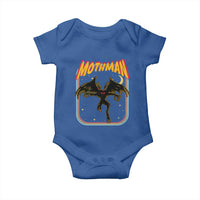 Retro Mothman Baby Onesie Vintage Comicbook Style Cryptid Lore Cryptozoology - Wonder Print Shop
