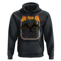 Retro Mothman Hoodie Vintage Comicbook Style Cryptid Lore Cryptozoology - Wonder Print Shop