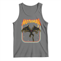 Retro Mothman Tank Top Vintage Comicbook Style Cryptid Lore Cryptozoology - Wonder Print Shop