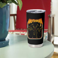 Retro Mothman Tumbler Cup Vintage Comicbook Style Cryptid Lore Cryptozoology - Wonder Print Shop