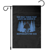 Funny Mothman Fat Ass Garden Flag Vintage Cryptid Funny Moth Man Meme - Wonder Print Shop