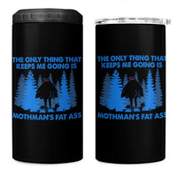 Funny Mothman Fat Ass 4 in 1 Can Cooler Tumbler Vintage Cryptid Funny Moth Man Meme - Wonder Print Shop