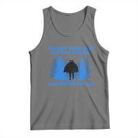 Funny Mothman Fat Ass Tank Top Vintage Cryptid Funny Moth Man Meme - Wonder Print Shop