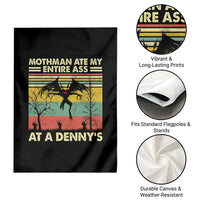 Funny Mothman Eat My Entire Ass Garden Flag Vintage Cryptid Funny Mothman Meme - Wonder Print Shop