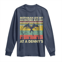 Funny Mothman Eat My Entire Ass Long Sleeve Shirt Vintage Cryptid Funny Mothman Meme - Wonder Print Shop