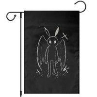 Creepy Cute Mothman Garden Flag Alt Goth Grunge Horror Aesthetic Cryptid - Wonder Print Shop