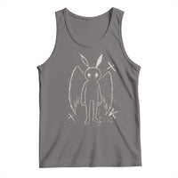 Creepy Cute Mothman Tank Top Alt Goth Grunge Horror Aesthetic Cryptid - Wonder Print Shop