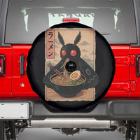 Funny Mothman Ramen Spare Tire Cover Japanese Kawaii Noodles Cryptid Retro Manga Anime - Wonder Print Shop
